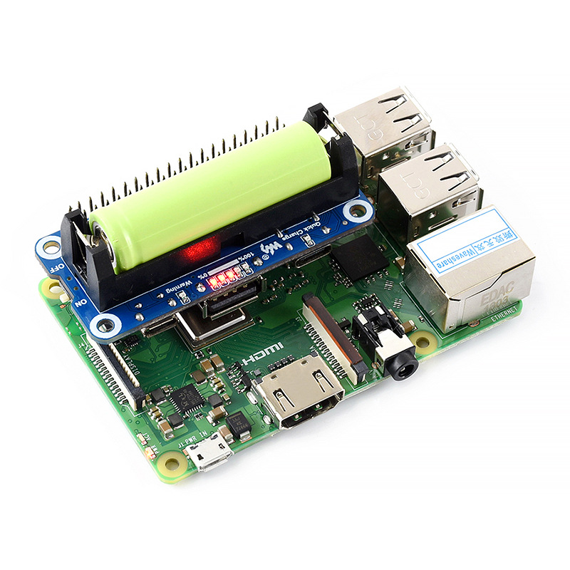 Pi Zero W Board - Raspberry Pi 4B/3B+/Zero W Lithium-Batterie-Erweiterungsplatine –