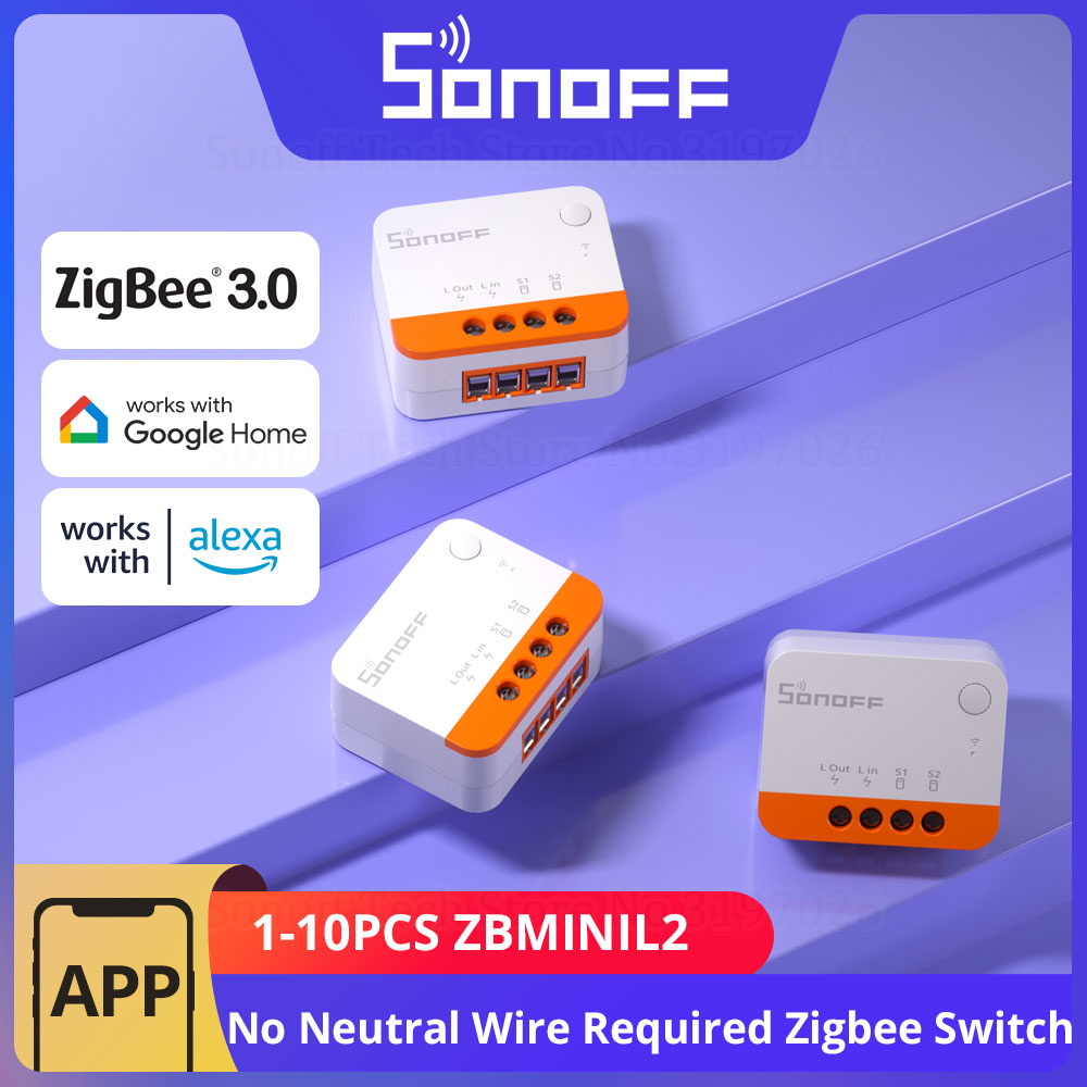 Sonoff Basic Switch - 1-10 Stück SONOFF ZBMINIL2 Zigbee 3.0,