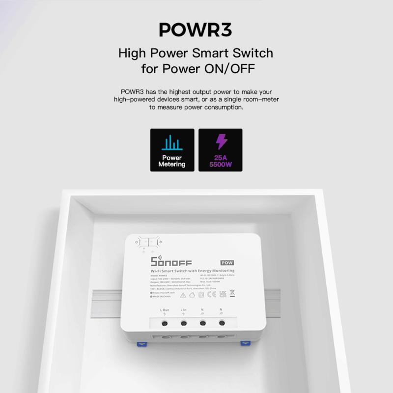 SONOFF POW POWR3/Powr316/POWR3 – Sonoff Basic Switch Bewertung und Preis